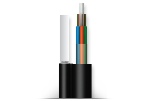 Cable de Fibra Óptica Exterior Figura 8 mensajero Plástico